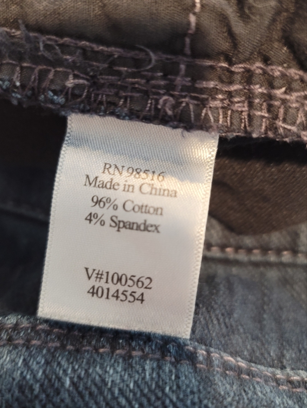 COLDWATER CREEK Dark Blue Straight-Leg Women's Jeans Size 10 - Picture 12 of 12